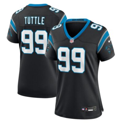 Shy Tuttle Carolina Panthers Women Game Player Jersey - Black