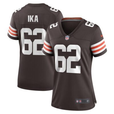 Siaki Ika Cleveland Browns Women Team Game Jersey - Brown