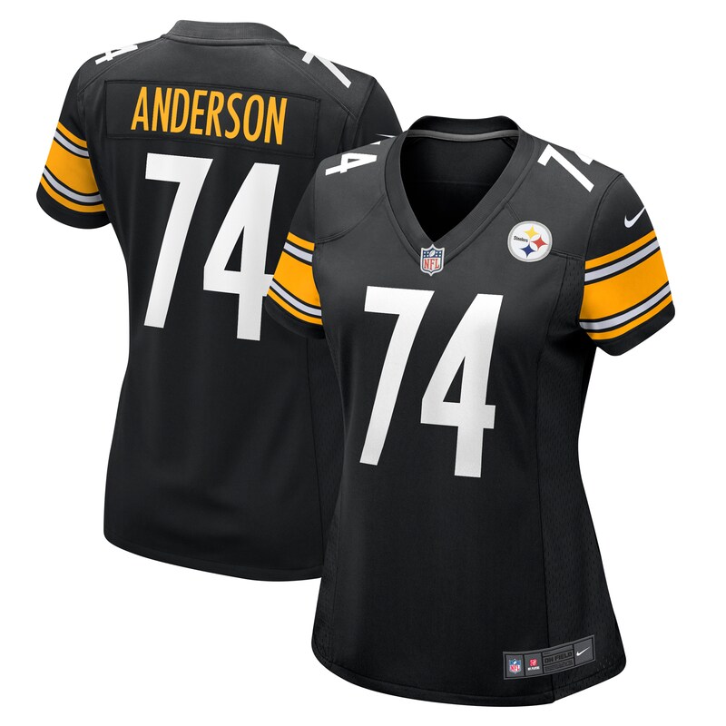 Spencer Anderson Pittsburgh Steelers Women Game Jersey - Black