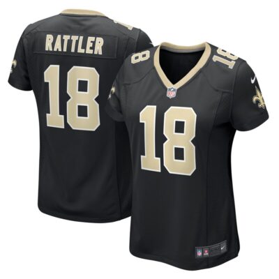 Spencer Rattler New Orleans Saints Women Game Jersey - Black