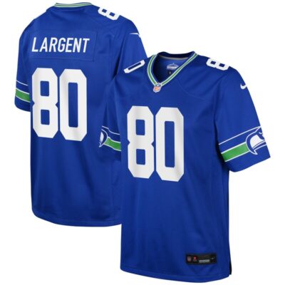 Steve Largent Seattle Seahawks Youth Alternate Retired Player Game Jersey - Royal