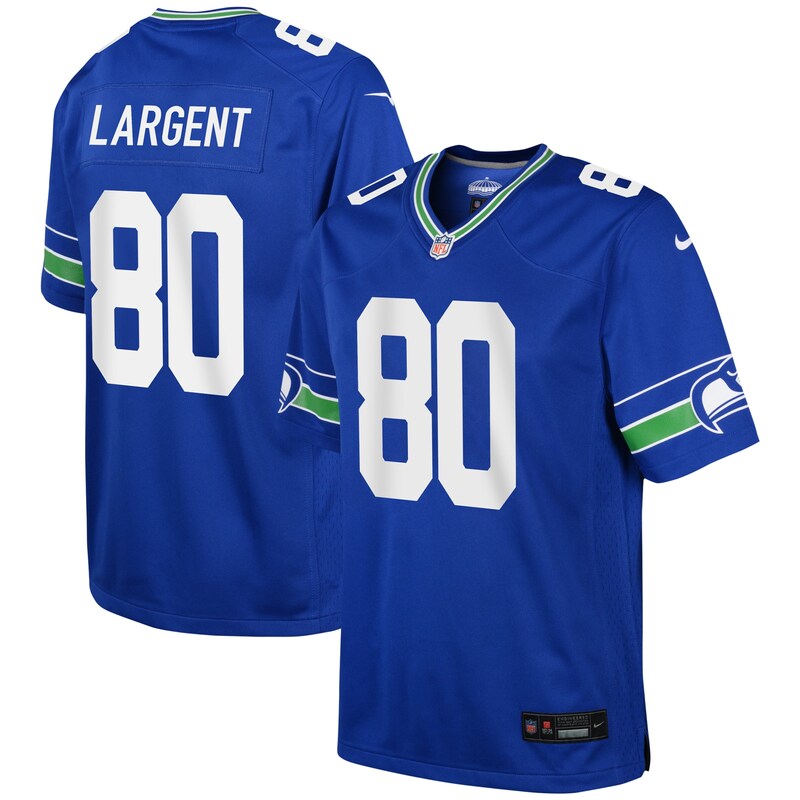 Steve Largent Seattle Seahawks Youth Alternate Retired Player Game Jersey - Royal