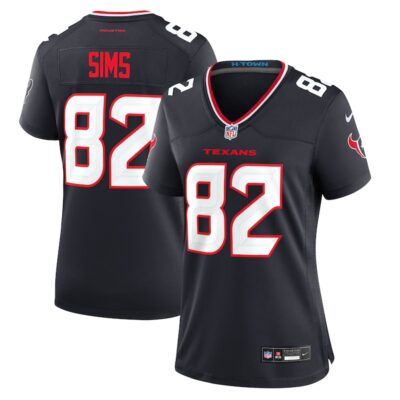 Steven Sims Houston Texans Women Team Game Jersey - Navy