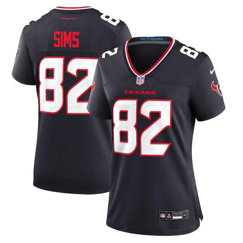 Steven Sims Houston Texans Women Team Game Jersey - Navy