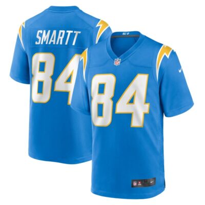 Stone Smartt Los Angeles Chargers Team Game Jersey - Powder Blue