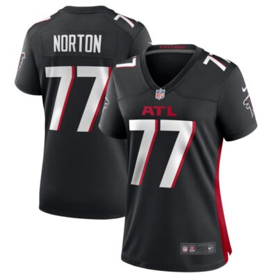 Storm Norton Atlanta Falcons Women Game Jersey - Black