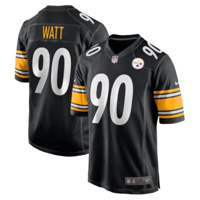T.J. Watt Pittsburgh Steelers Game Jersey - Black