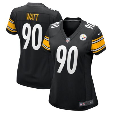 T.J. Watt Pittsburgh Steelers Women Game Jersey - Black
