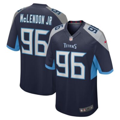 TK McLendon Jr. Tennessee Titans Game Jersey - Navy