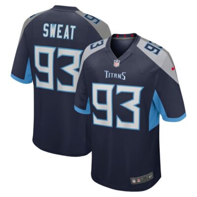 T'Vondre Sweat Tennessee Titans Team Game Jersey - Navy