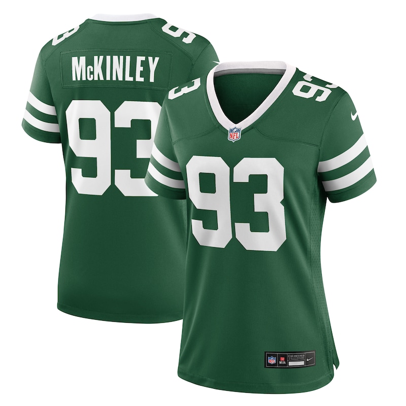 Takk McKinley New York Jets Women Team Game Jersey - Legacy Green