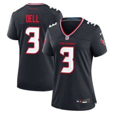Tank Dell Houston Texans Women Team Game Jersey - Navy