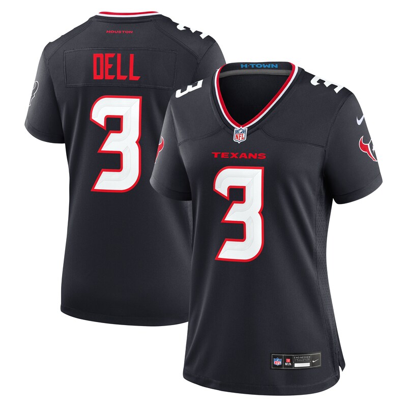 Tank Dell Houston Texans Women Team Game Jersey - Navy