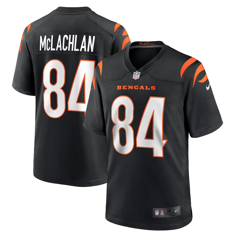 Tanner McLachlan Cincinnati Bengals Game Jersey - Black