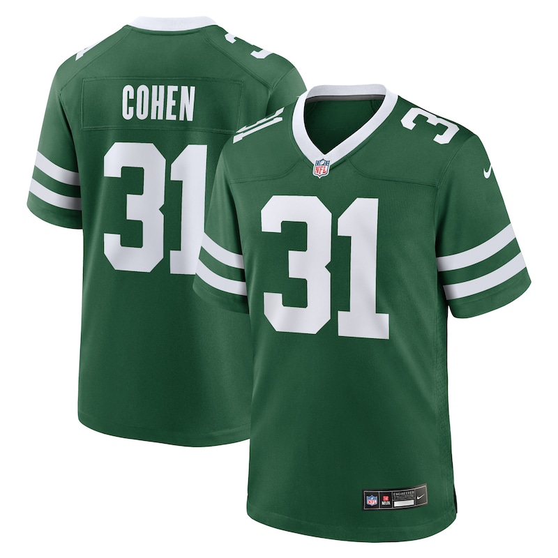 Tarik Cohen New York Jets Team Game Jersey - Legacy Green