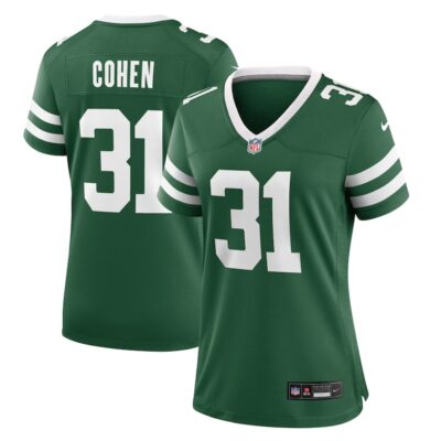 Tarik Cohen New York Jets Women Team Game Jersey - Legacy Green