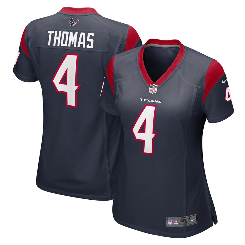 Tavierre Thomas Houston Texans Women Team Game Jersey - Navy