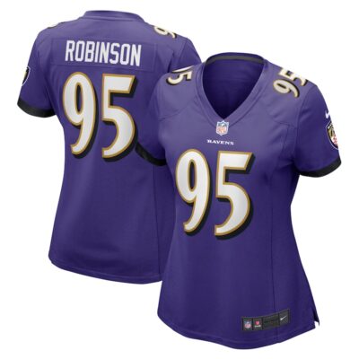 Tavius Robinson Baltimore Ravens Women Game Jersey - Purple