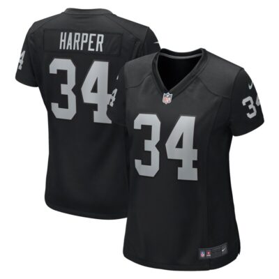 Thomas Harper Las Vegas Raiders Women Game Jersey - Black