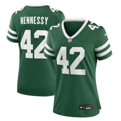 Thomas Hennessy New York Jets Women Team Game Jersey - Legacy Green