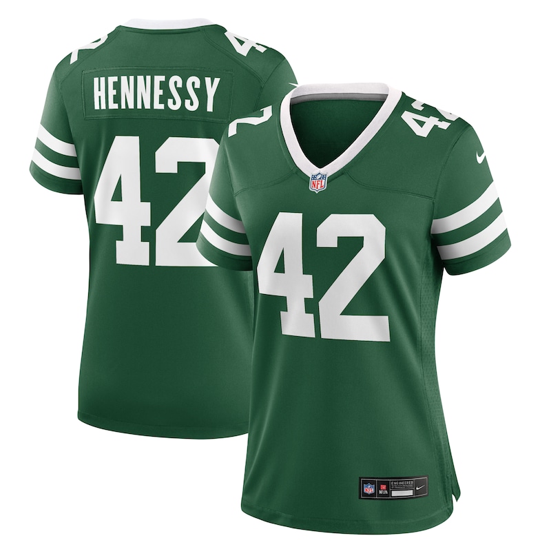 Thomas Hennessy New York Jets Women Team Game Jersey - Legacy Green