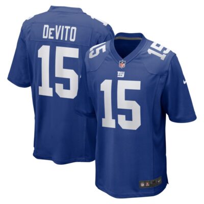 Tommy DeVito New York Giants Player Game Jersey - Royal