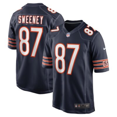 Tommy Sweeney Chicago Bears Game Jersey - Navy
