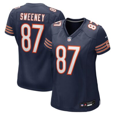 Tommy Sweeney Chicago Bears Women Game Jersey - Navy