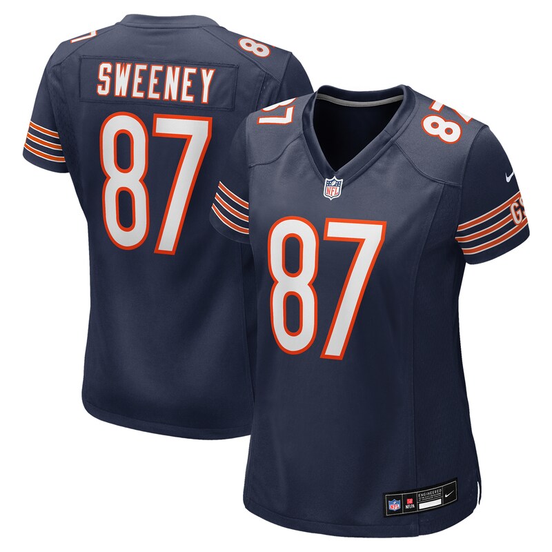 Tommy Sweeney Chicago Bears Women Game Jersey - Navy