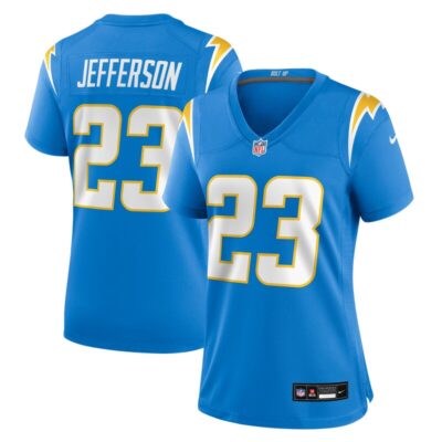 Tony Jefferson Los Angeles Chargers Women Team Game Jersey - Powder Blue