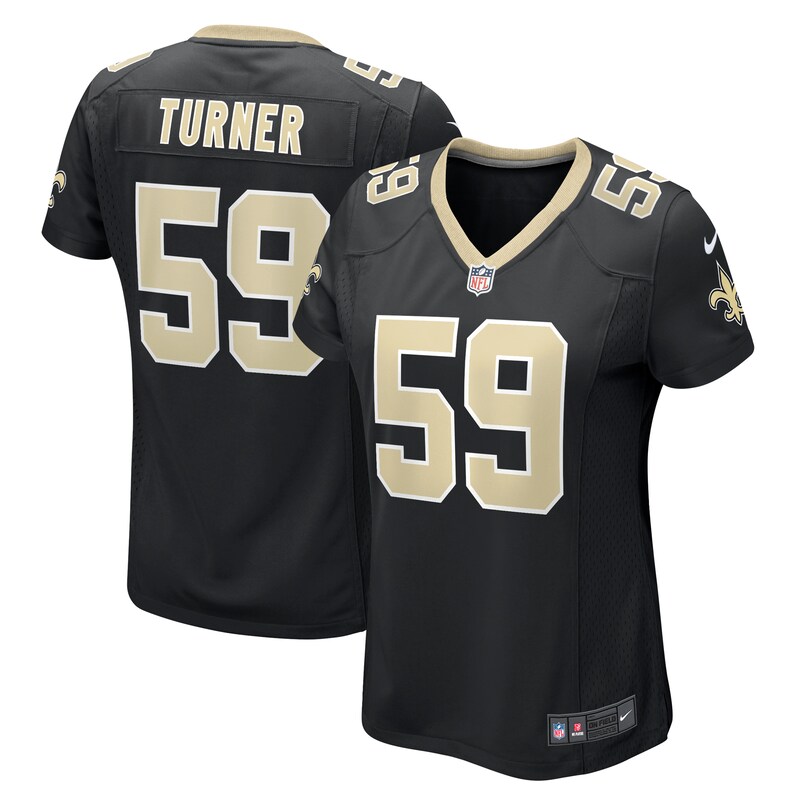 Trai Turner New Orleans Saints Women Team Game Jersey - Black