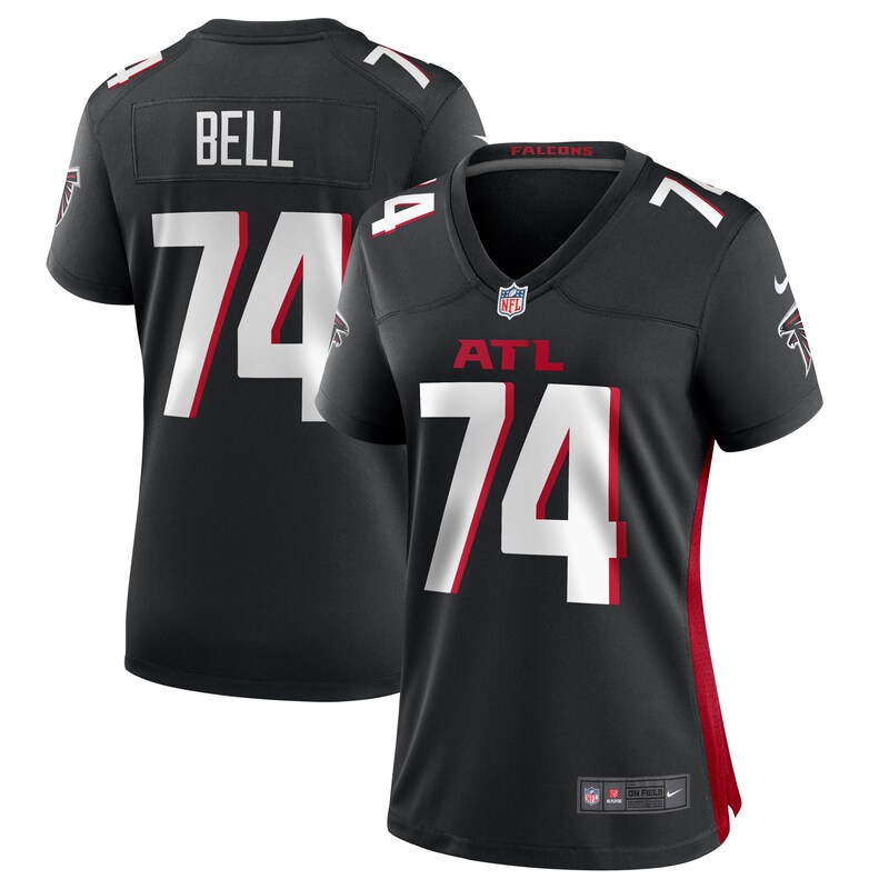 Travis Bell Atlanta Falcons Women Team Game Jersey - Black