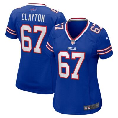 Travis Clayton Buffalo Bills Women Game Jersey - Royal