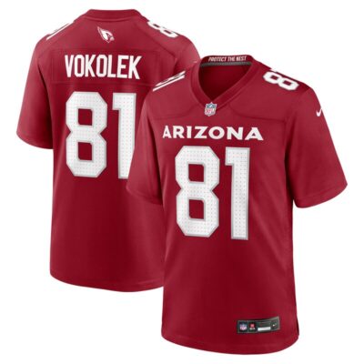 Travis Vokolek Arizona Cardinals Team Game Jersey - Cardinal