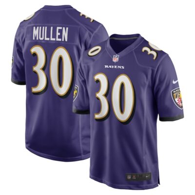 Trayvon Mullen Baltimore Ravens Team Game Jersey - Purple