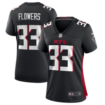 Tre Flowers Atlanta Falcons Women Team Game Jersey - Black