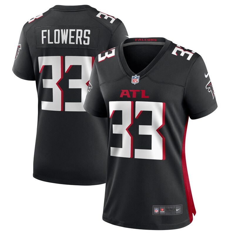 Tre Flowers Atlanta Falcons Women Team Game Jersey - Black