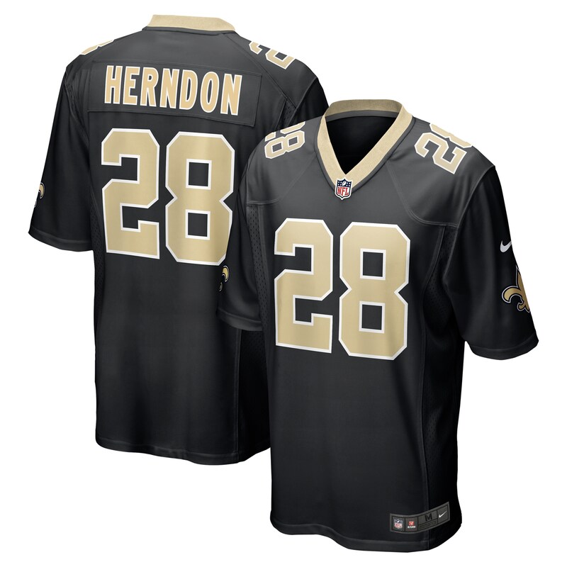 Tre Herndon New Orleans Saints Game Jersey - Black