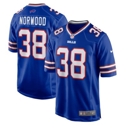 Tre Norwood Buffalo Bills Team Game Jersey - Royal