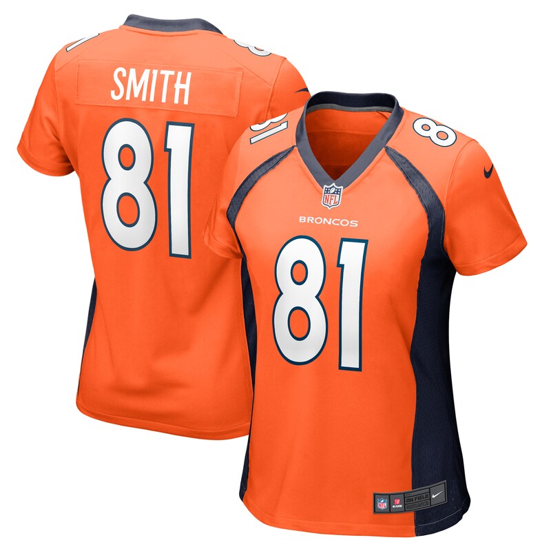 Tre'Quan Smith Denver Broncos Women Game Jersey - Orange