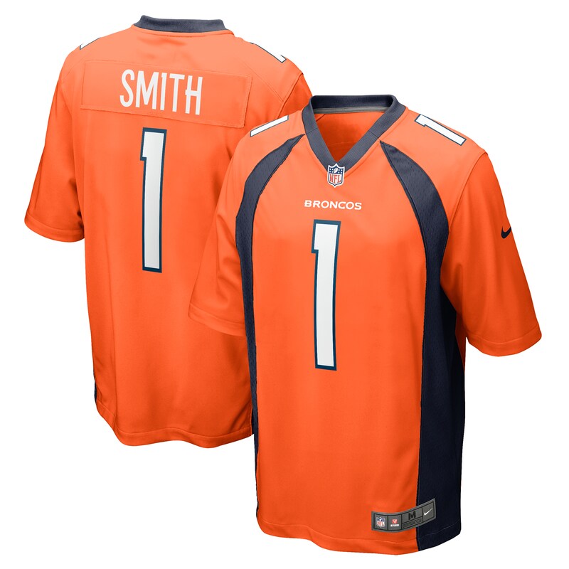 Tremon Smith Denver Broncos Game Jersey - Orange