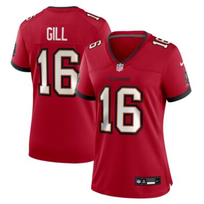 Trenton Gill Tampa Bay Buccaneers Women Team Game Jersey - Red
