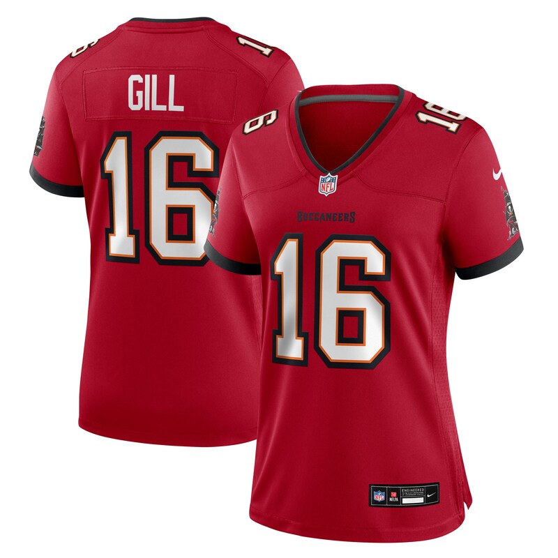 Trenton Gill Tampa Bay Buccaneers Women Team Game Jersey - Red