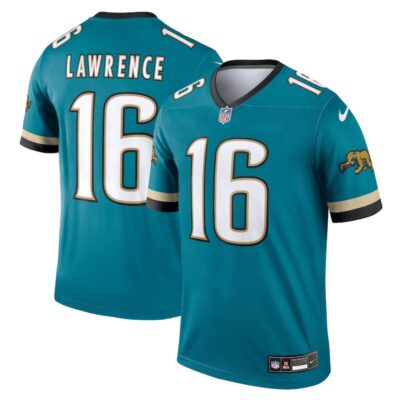 Trevor Lawrence Jacksonville Jaguars Alternate Legend Player Performance Top - Teal