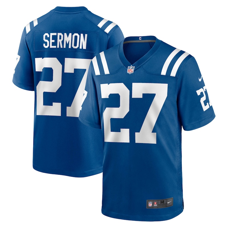 Trey Sermon Indianapolis Colts Game Jersey - Royal