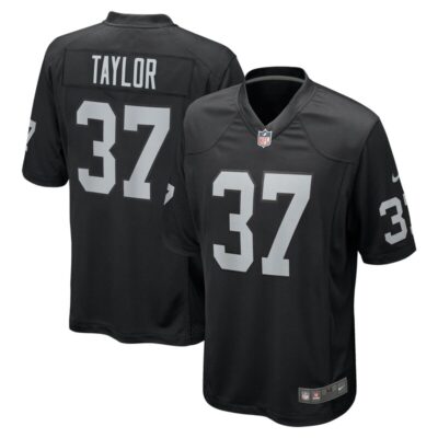 Trey Taylor Las Vegas Raiders Team Game Jersey - Black