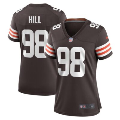 Trysten Hill Cleveland Browns Women Game Jersey - Brown