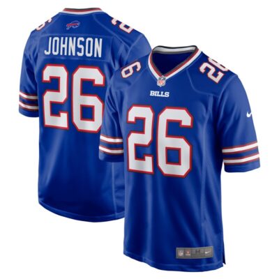 Ty Johnson Buffalo Bills Team Game Jersey - Royal