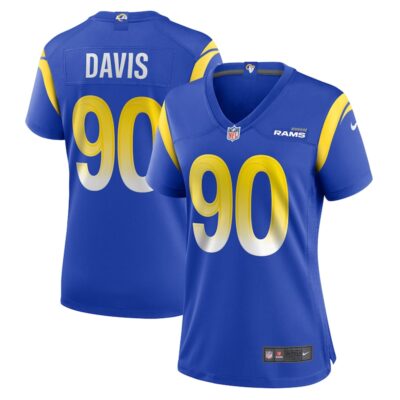 Tyler Davis Los Angeles Rams Women Game Jersey - Royal
