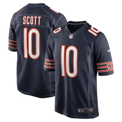 Tyler Scott Chicago Bears Game Jersey - Navy